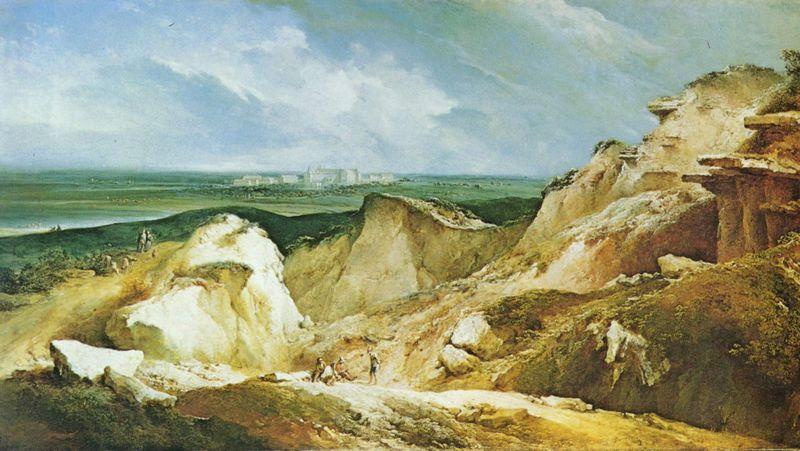 Johann Christian Brand Sandgrube oil painting picture